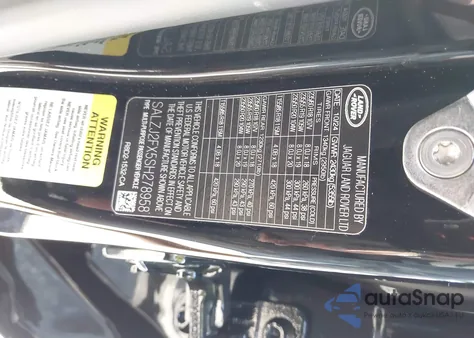 2025 Land Rover Range Rover Evoque Core S z USA, uszkodzony, nr VIN SALZJ2FX5SH278958